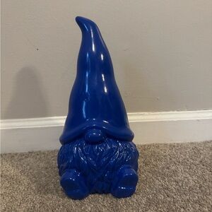 GardenHD Outdoors Ceramic Gnome - Blue